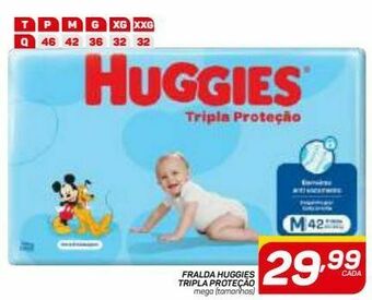 GBarbosa Fralda huggies tripla proteção oferta