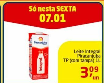Tenda Atacado Leite integral piracanjuba 1l oferta