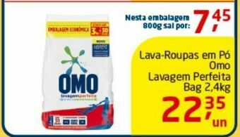 Tenda Atacado Lava-roupas em pó omo 2.4kg oferta