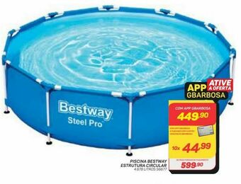 GBarbosa Piscina bestway estrutura circular oferta