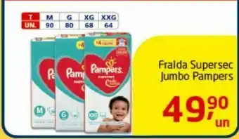 Tenda Atacado Fraldas pampers supersec jumbo oferta