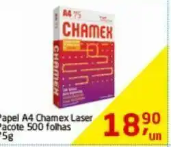 Tenda Atacado Papel a4 chamex laser 500 folhas oferta