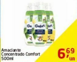 Tenda Atacado Amaciante concentrado comfort 500ml oferta