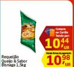 Tenda Atacado Requeijão queijo & sabor bisnaga 1,5kg oferta