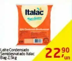 Tenda Atacado Leite condensado semidesnatado italac 2.5kg oferta