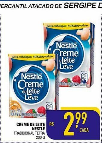 Mercantil Rodrigues Creme de leite nestlé oferta