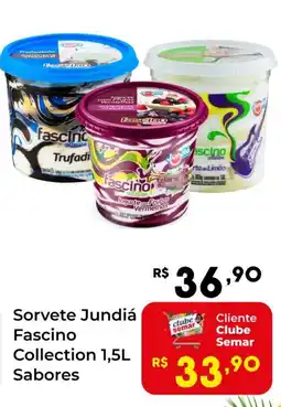 Semar Supermercado Sorvete Jundiá Fascino Collection Sabores oferta