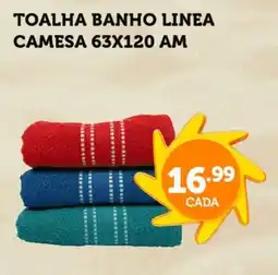 CenterBox Toalha banho linea camesa 63x120 am oferta