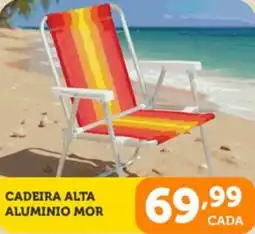 CenterBox Cadeira alta aluminio mor oferta