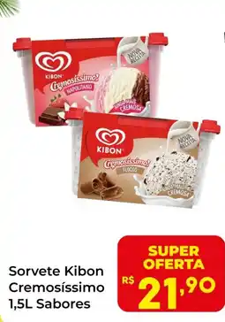 Semar Supermercado Sorvete Kibon Cremosíssimo Sabores oferta