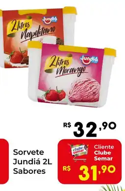 Semar Supermercado Sorvete Jundiá Sabores oferta