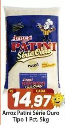 Arroz Patini Serie Ouro Tipo 1 pct. 5kg