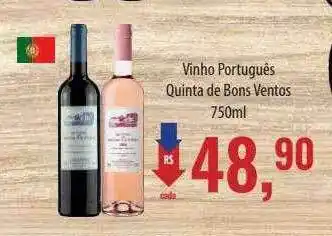 Supermercados BH Vinho Português Quinta De Bons Ventos oferta