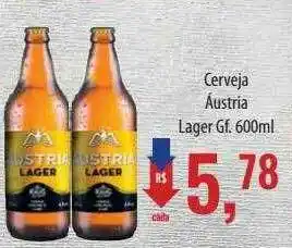 Supermercados BH Cerveja Austria Lager oferta