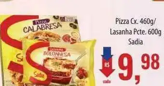 Supermercados BH Pizza Lasanha Sadia oferta