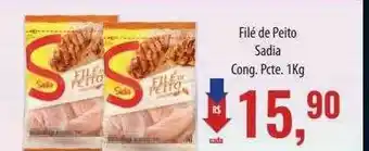 Supermercados BH Filé De Peito Sadia Cong. oferta