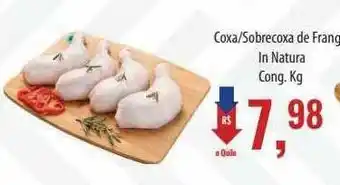 Supermercados BH Coxa Sobrecoxa De Frango In Natura Cong. Kg oferta