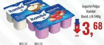 Supermercados BH Iogurte Polpa Itambé oferta