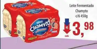 Supermercados BH Leite Fermentado Chamyto C 6 oferta