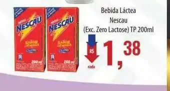 Supermercados BH Bebida Láctea Nescau oferta