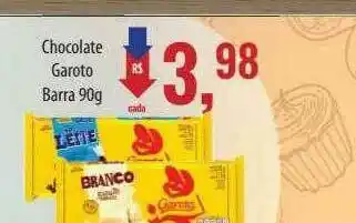 Supermercados BH Chocolate Garoto oferta