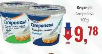 Supermercados BH Requeijão Camponesa oferta