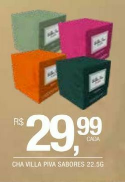 DB Supermercados Cha villa piva sabores 22.5g oferta