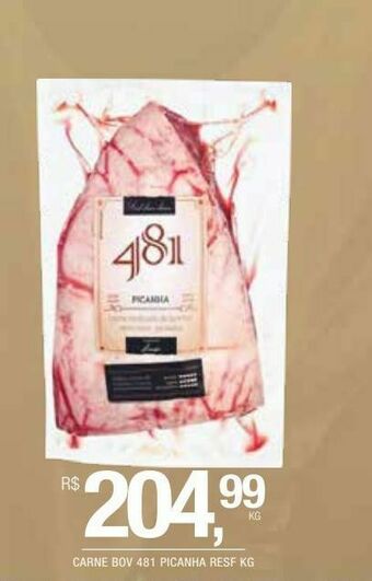 DB Supermercados Carne bov 481 picanha resf kg oferta