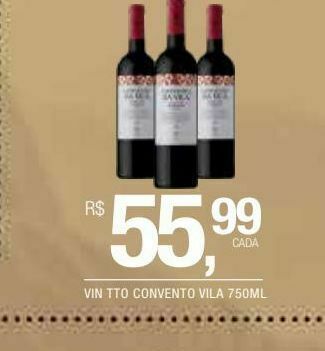 Vin tto convento vila 750ml