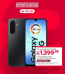 Lojas Americanas Samsung Galaxy A17 256GB oferta