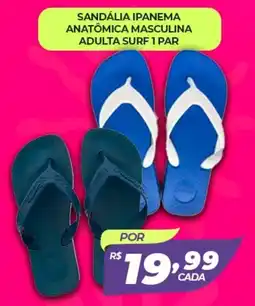 X Supermercados Sandália ipanema anatômica masculina adulta surf 1 par oferta