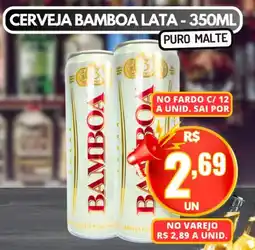 Serrano Supermercado Cerveja bamboa lata oferta