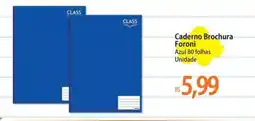 Atacadão Caderno Brochura Foroni oferta
