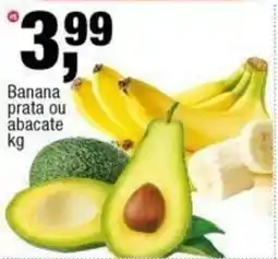 Frangolândia Banana prata ou abacate oferta