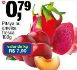 Frangolândia Pitaya ou ameixa fresca oferta