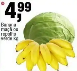 Frangolândia Banana maçã ou repolho verde oferta