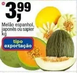 Frangolândia Melão espanhol, japonês ou sapier oferta