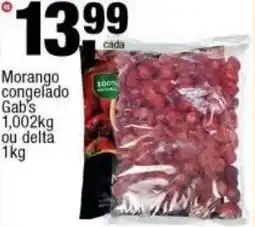 Frangolândia Morango congelado Gab's ou delta oferta