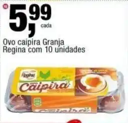 Frangolândia Ovo caipira Granja Regina oferta
