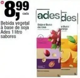 Frangolândia Bebida vegetal à base de soja Ades sabores oferta