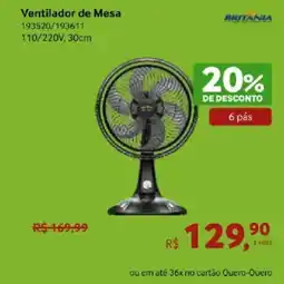 Quero Quero Ventilador de Mesa oferta