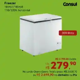 Quero Quero Freezer Consul oferta