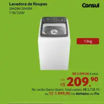 Consul Lavadora de Roupas