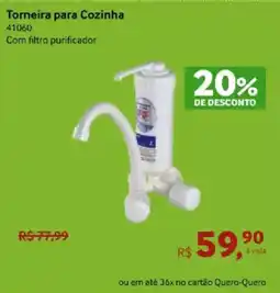 Quero Quero Torneira para Cozinha oferta