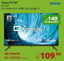 Quero Quero PHILIPS Smart TV 32" 207738 oferta