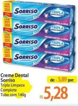 Atacadão Creme Dental Sorriso oferta