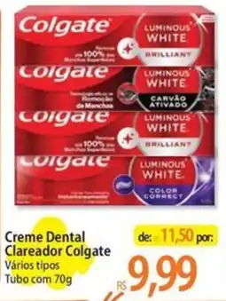 Atacadão Creme Dental Clareador Colgate oferta
