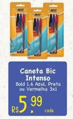 Supermercados Mateus Caneta Bic Intenso oferta