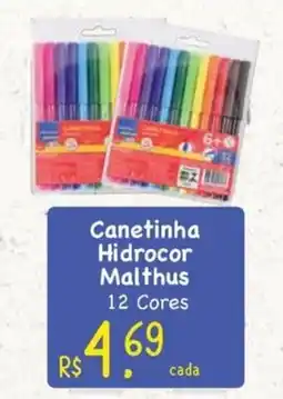 Supermercados Mateus Canetinha Hidrocor Malthus oferta