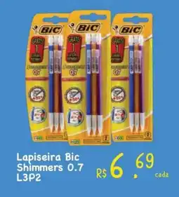 Supermercados Mateus Lapiseira Bic Shimmers 0.7 L3P2 oferta